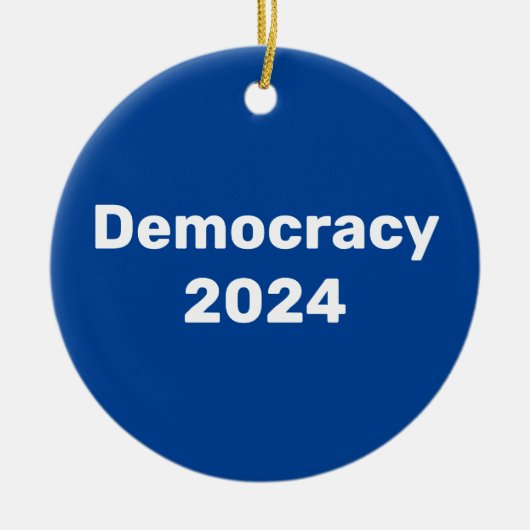 Democratie 2024 Presidentiële verkiezingen Keramisch Ornament (Voorkant)