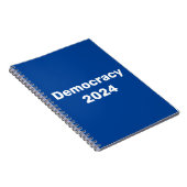 Democratie 2024 Presidentiële verkiezingen Notitieboek (Rechterzijde)