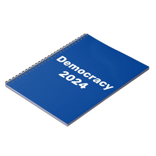 Democratie 2024 Presidentiële verkiezingen Notitieboek (Linkerzijde)