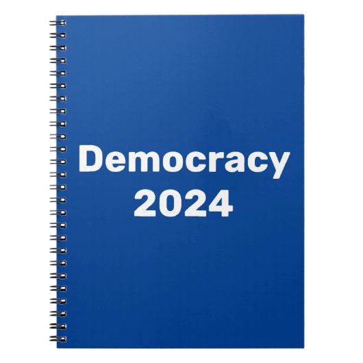 Democratie 2024 Presidentiële verkiezingen Notitieboek (Voorkant)
