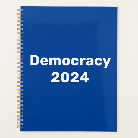 Democratie 2024 Presidentiële verkiezingen Planner (Voorkant)