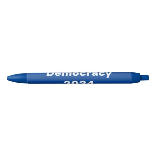 Democratie 2024 Presidentiële verkiezingen Zwarte Inkt Pen (Voorkant)