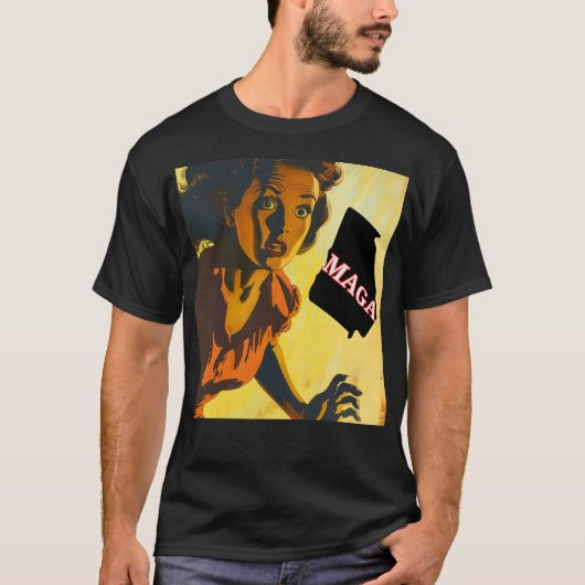 Democratie Anti Maga T-shirt (Voorkant)