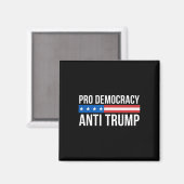 Democratie - Anti Trump - Magneet (Voorkant / Achterkant)