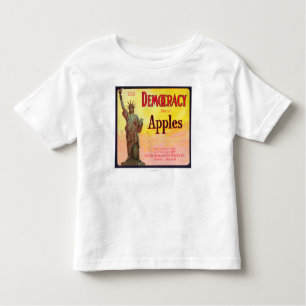 Democratie Apple Crate LabelDufur, OF Kinder Shirts