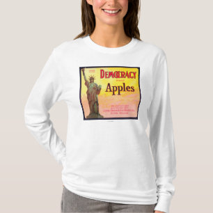 Democratie Apple Crate LabelDufur, OF T-shirt