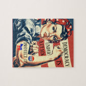 Democratie / Bescherm het puzzel (Horizontaal)