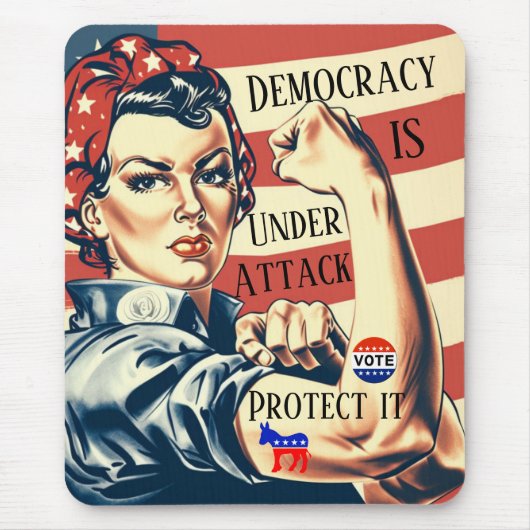 Democratie / Bescherm IT Muismat (Voorkant)