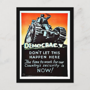 Democratie Briefkaart