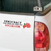 Democratie Bumpersticker (Op Truck)