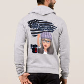 Democratie eist nu Regel IX! Hoodie (Achterkant)