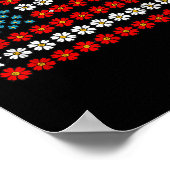 Democratie heeft geen Kings America vlag ontwerp Poster (Hoek)