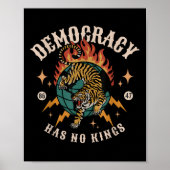 Democratie heeft geen koning 8647 anti-Trump Ameri Poster (Voorkant)