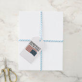 Democratie heeft geen koning tegen Trump Cadeaulabel (Met Touw)