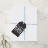 Democratie Heeft Geen Koning Vrijheid Status VS Cadeaulabel (Met Touw)