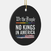 Democratie Heeft Geen Koning Vrijheid Status VS Keramisch Ornament (Rechts)