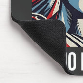 Democratie Heeft Geen Koning Vrijheid Status VS  Muismat (Hoek)