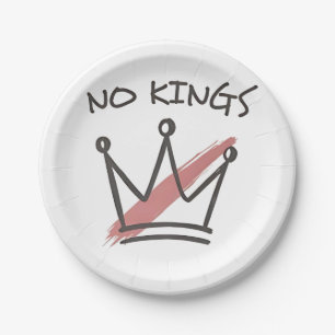 Democratie Heeft Geen Koning Vrijheid Status VS Papieren Bordje