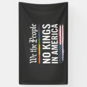 Democratie Heeft Geen Koning Vrijheid Status VS Spandoek (Verticaal)