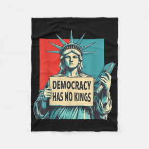 Democratie Heeft Geen Koningen 4 juli Standbeeld V Fleece Deken