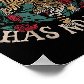 Democratie heeft geen koningen 8647 Tiger Poster (Hoek)