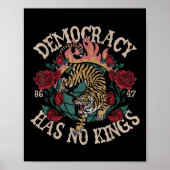 Democratie heeft geen koningen 8647 Tiger Poster (Voorkant)