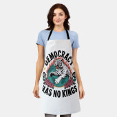 Democratie heeft geen koningen 86 47 Tijger Schort (Gedragen)