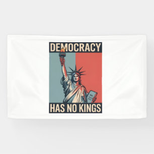 Democratie Heeft Geen Koningen Vrijheid Status Ame Spandoek