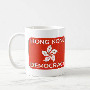 Democratie Hongkong vlag Koffiemok