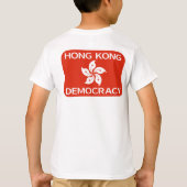 Democratie Hongkong vlag T-shirt (Achterkant)