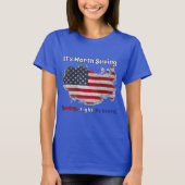 Democratie in de VS: het is de moeite waard T-shirt (Voorkant)