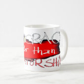 Democratie is beter dan dictatuur koffiemok (Voorkant rechts)