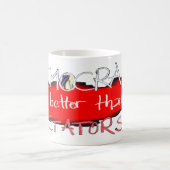 Democratie is beter dan dictatuur koffiemok (Center)