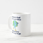 DEMOCRATIE IS DE JUISTE WEG KOFFIEMOK (Voorkant links)