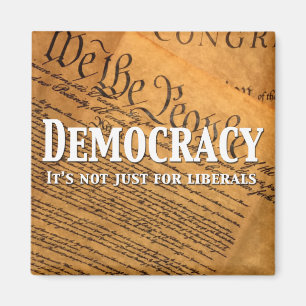 Democratie is niet alleen voor liberalen magneet