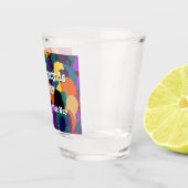 Democratie is rommelig  shot glas (Rechts)