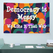 Democratie is rommelig spandoek (Beurs)