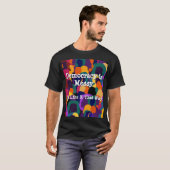 Democratie is rommelig t-shirt (Voorkant volledig)