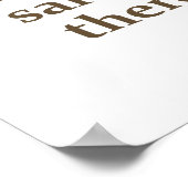 Democratie kan niet slagen - Onderwijsofferte Poster (Hoek)