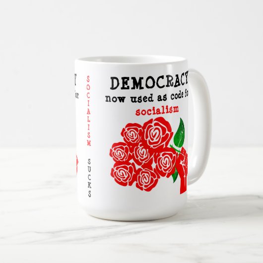 Democratie Koffiemok (Voorkant rechts)