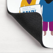 Democratie laten werken Mousepad Muismat (Hoek)