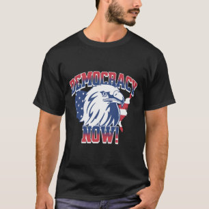 Democratie Nu Stem Kamala Harris 2024 Democraat VS T-shirt
