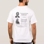 Democratie of republiek? t-shirt (Achterkant)