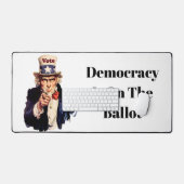 Democratie op de stembus 2026 bureaumat (Keyboard & Muis)