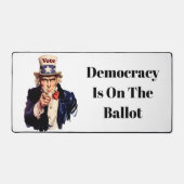 Democratie op de stembus 2026 bureaumat (Voorkant)