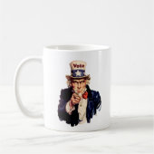 Democratie op de stembus 2026 koffiemok (Links)