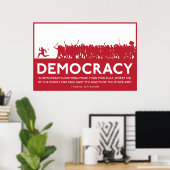 Democratie Poster (Thuiskantoor)