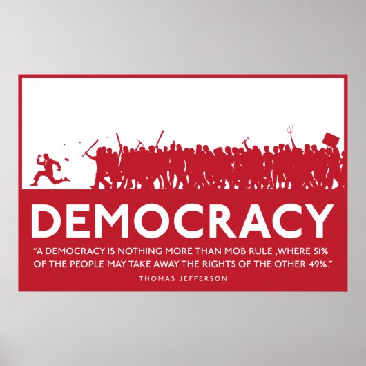 Democratie Poster (Voorkant)
