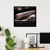 Democratie Poster (Thuiskantoor)