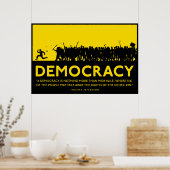Democratie Poster (Keuken)